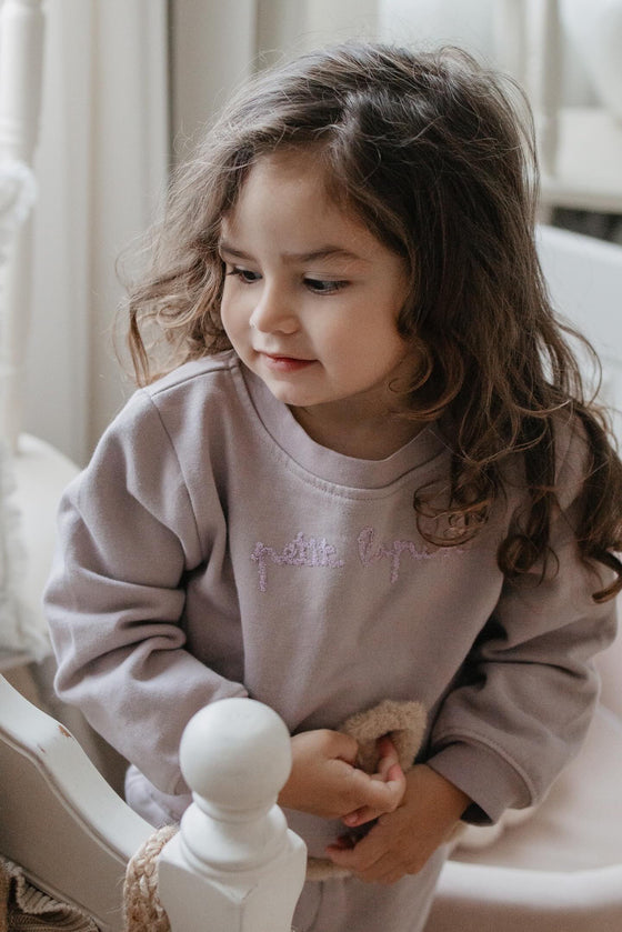Finley | Cotton Fleece Sweatsuit Set | Petit Lapin | Bark