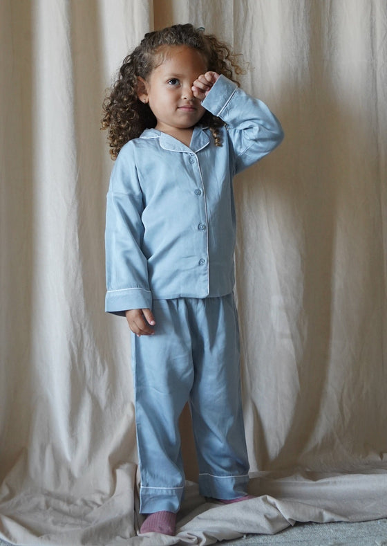 Two-Piece Pajamas Set | Cloud Blue