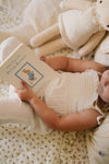 Lily | Swiss Dot Cotton Playsuit | Antique Ivory