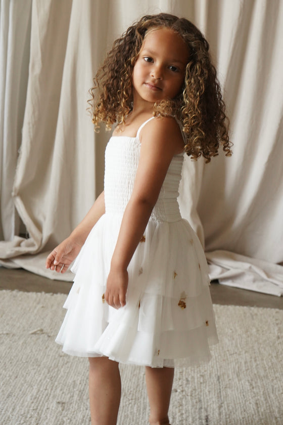 Cilia | Cotton Embellished Star Tutu Dress