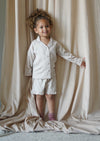 Pajamas Sateen Ruffle Shorts | Fawn