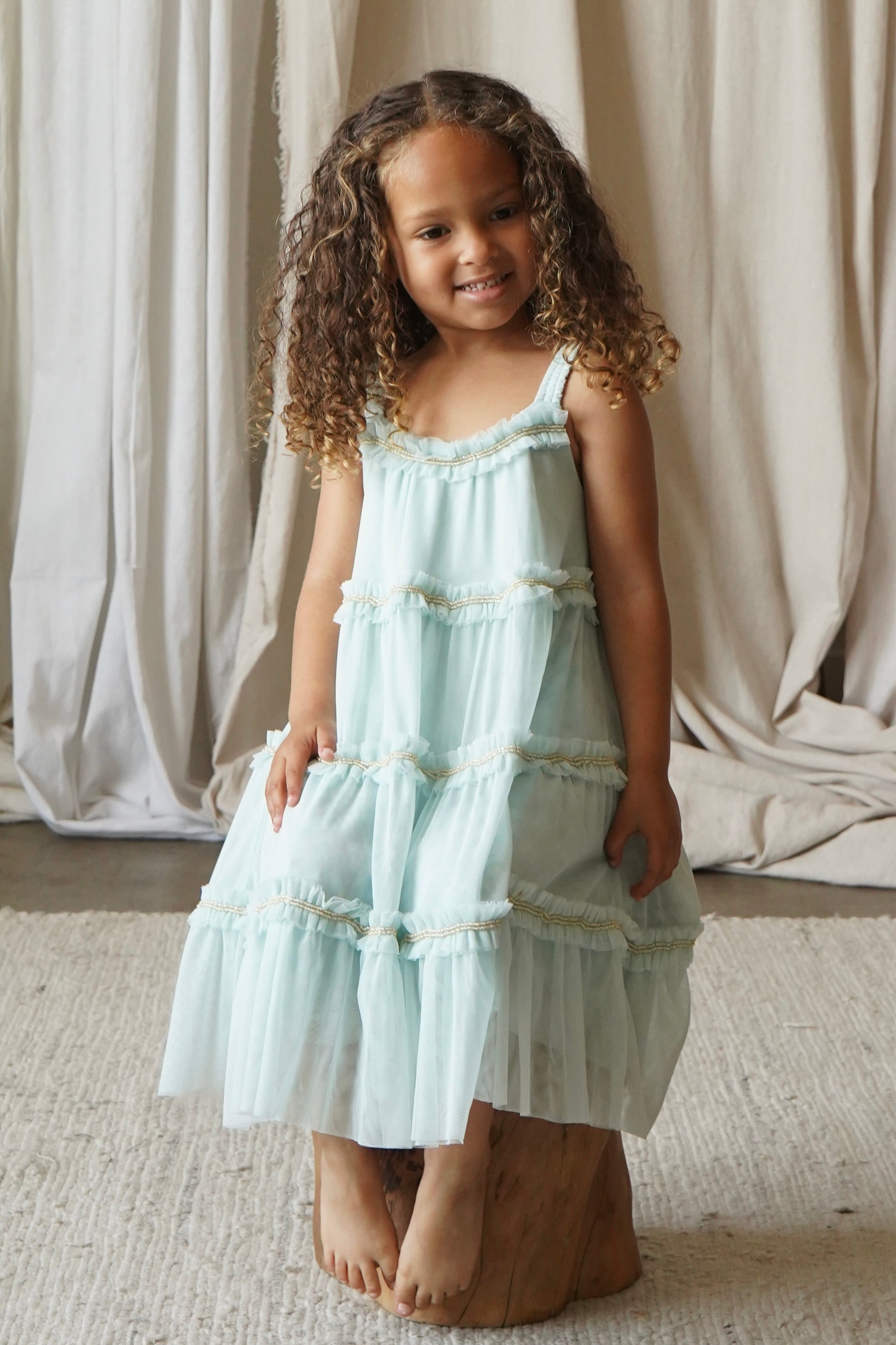 JILTU JILTU petit frill tulle long dress ワンピース petit frill