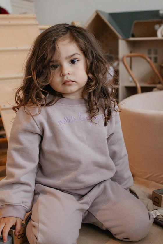 Finley | Cotton Fleece Sweatsuit Set | Petit Lapin | Bark