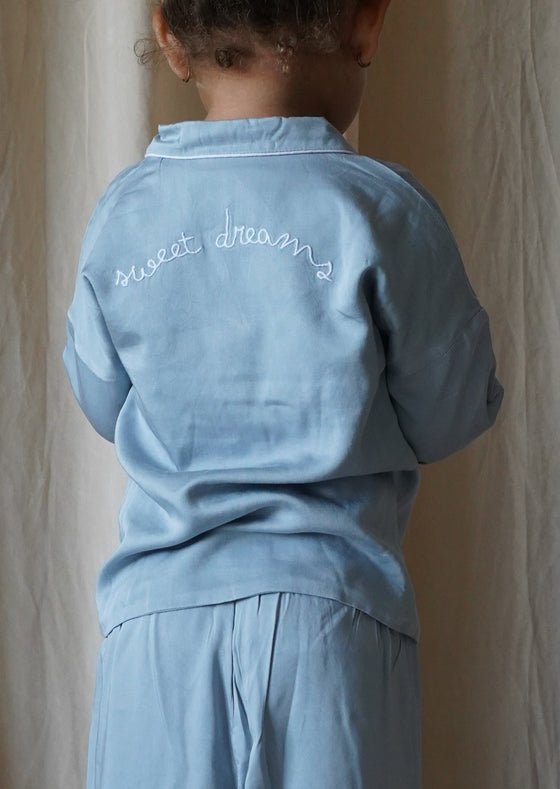 Two-Piece Pajamas Set | Cloud Blue