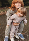 Finley | Cotton Fleece Sweatsuit Set | Petit Lapin | Bark