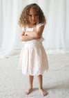 Chloé | Corduroy Cotton Anglaise Dress | Primrose