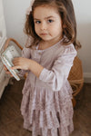 Amelia | Sateen Anglaise Dress | Lilac