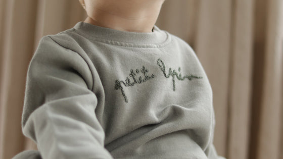Finley | Cotton Fleece Sweatsuit Set | Petit Lapin | Mulled Basil