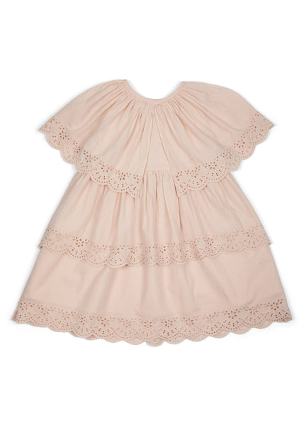 ワンピース Bette Dress - Milk Broderie Anglaise Broderie Anglaise Maxi Dress – English Factory